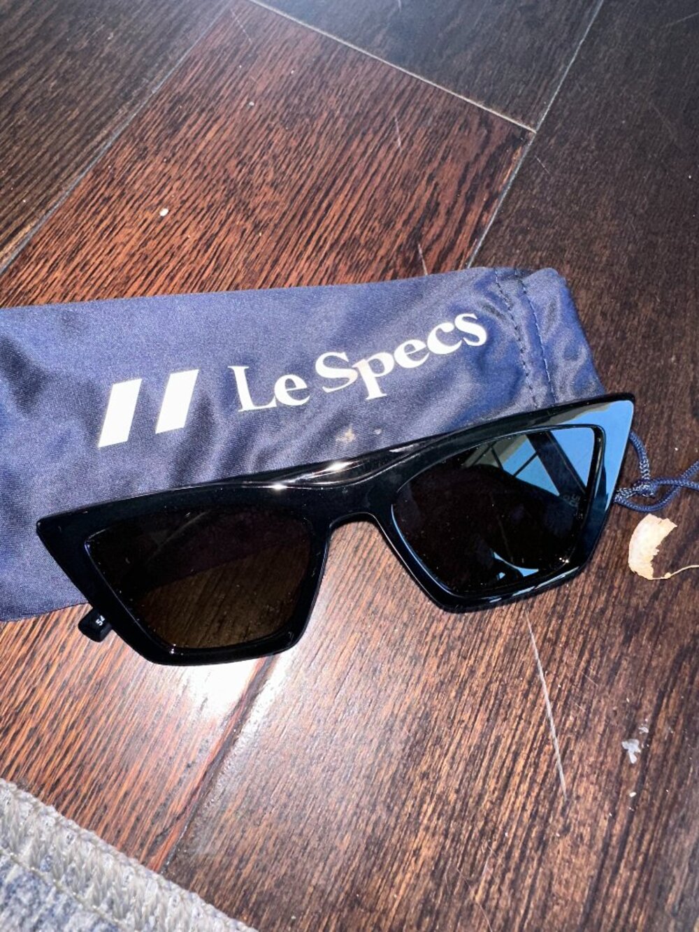 Le Specs Women's Velodrome Black Cat Eye Sunglasses